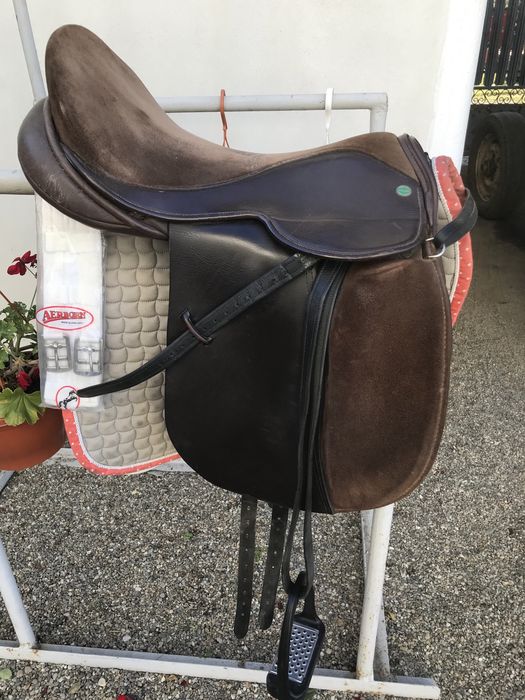 Șa dresaj, frâu, capastru, cizme, toca.