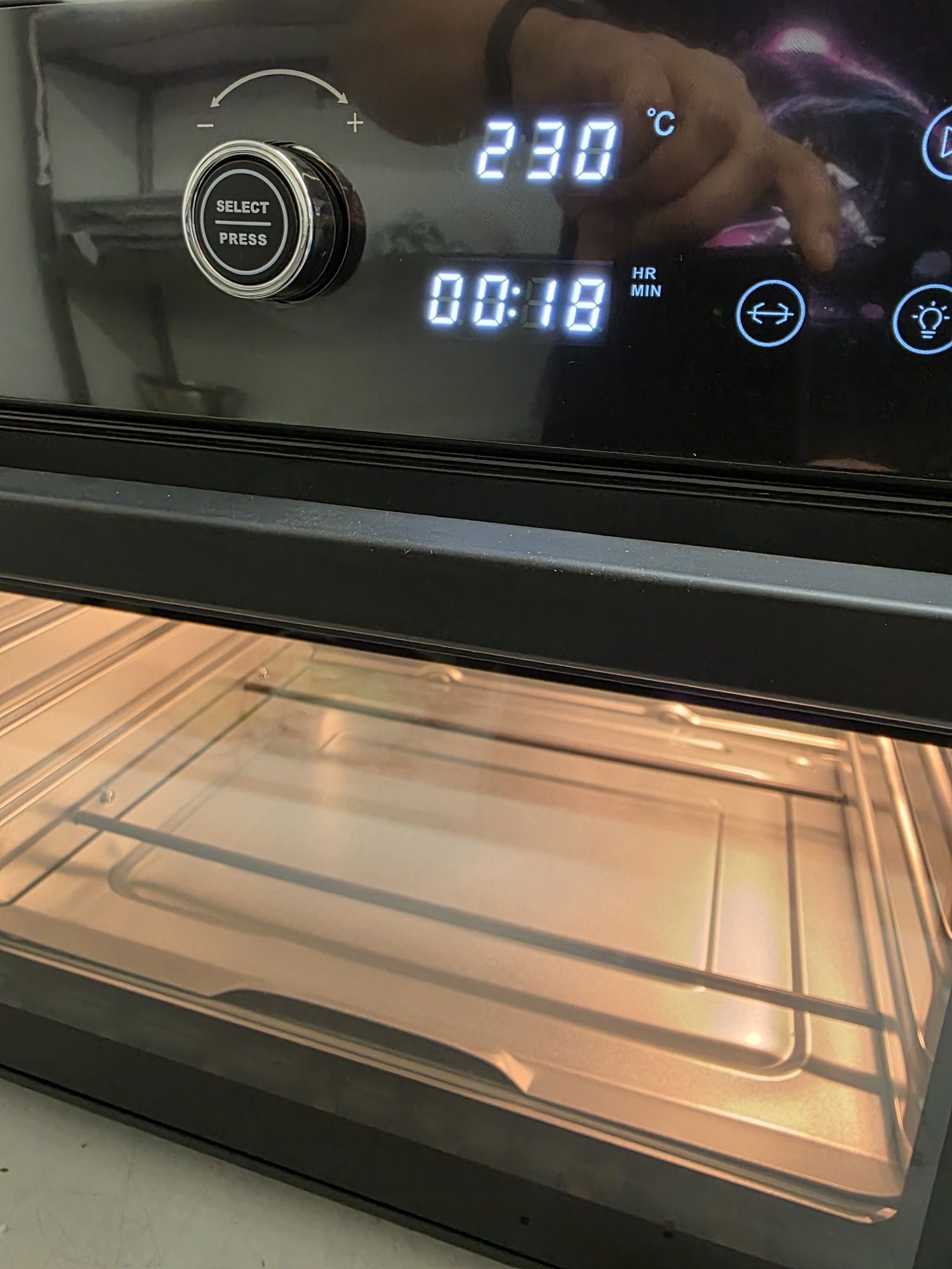 3в1 фритюрник с горещ въздух 30Л, мини фурна и грил. 1800W