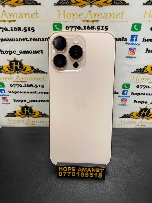 Hope Amanet P3 Iphone 16 pro max / Stocare 1 TB / 95% BATERIE