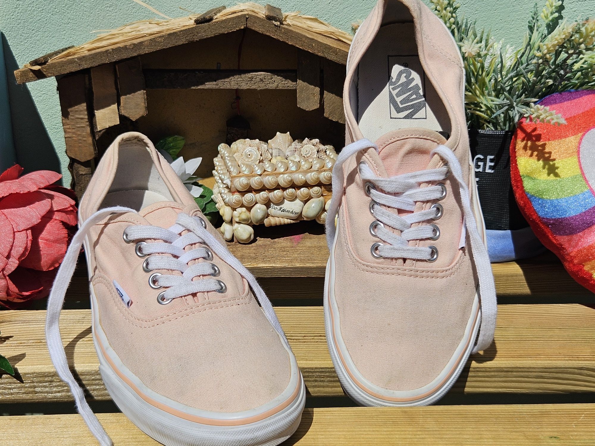 Vans кецове в бебешко розово N41