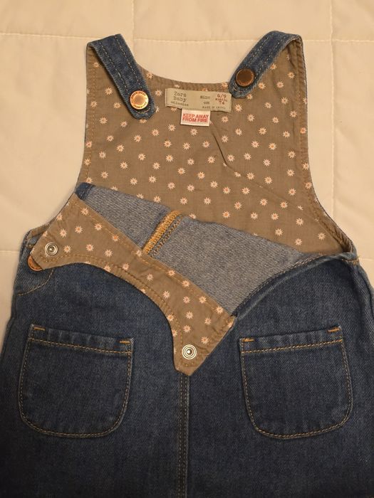 Sarafan de blugi Zara 6-9 luni