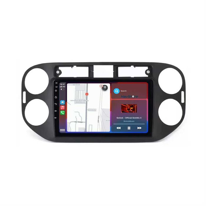 Navigatie Dedicata Android Volkswagen Tiguan 9 Inch, WiFi, Bluetooth