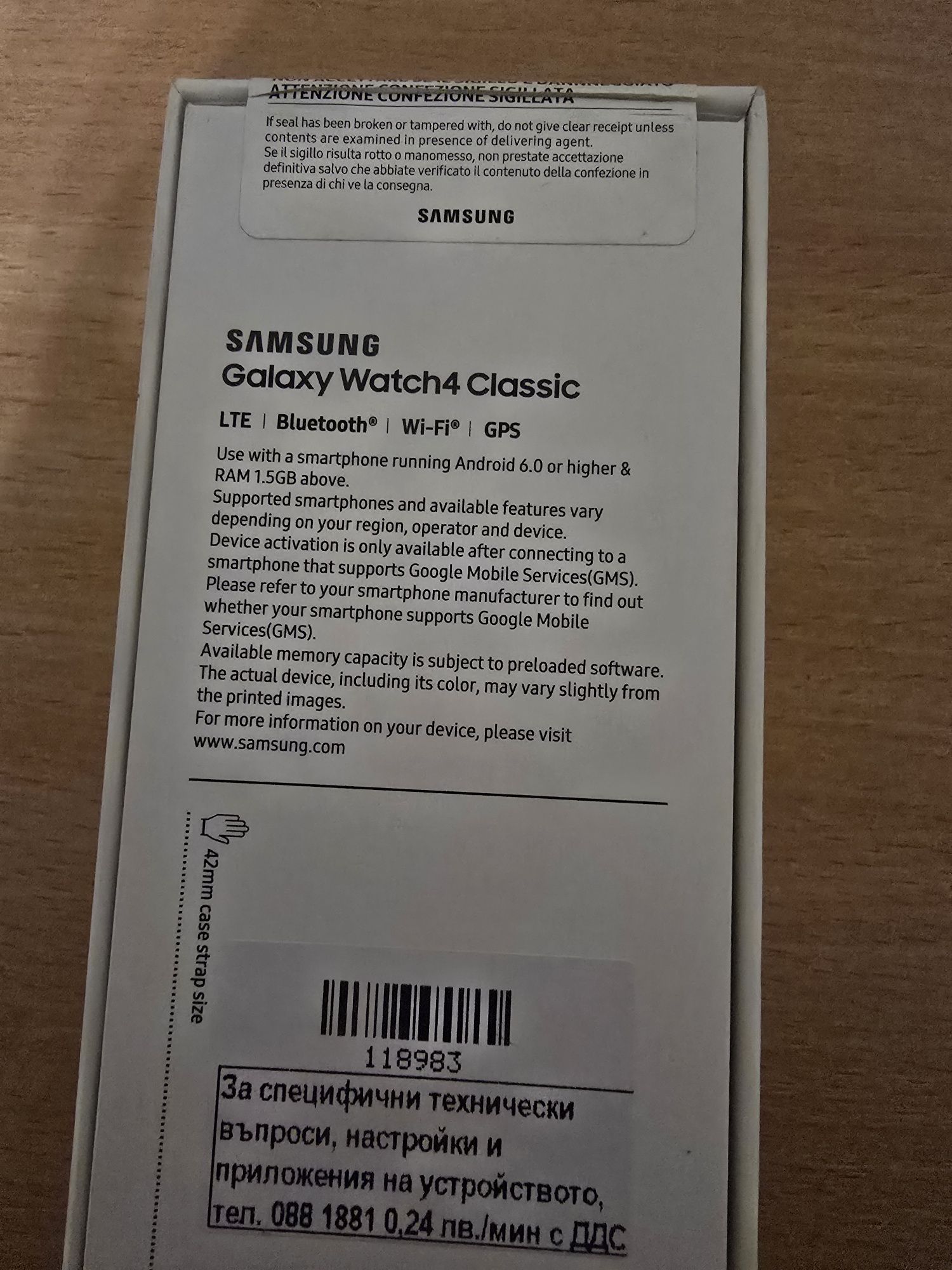 Samsung galaxy watch 4 classic 42mm LTE