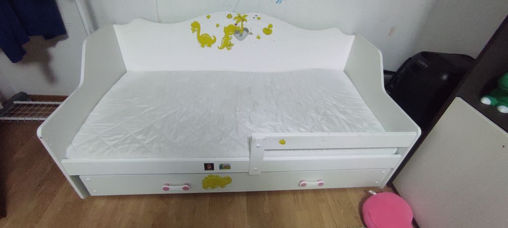 Văd pat copil cu saltea