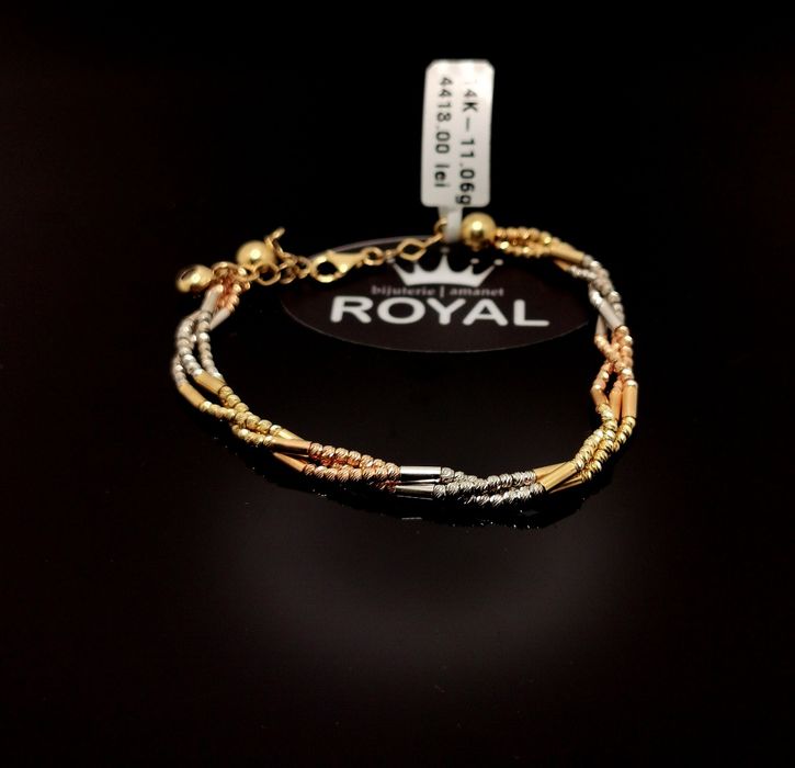 Bijuteria Royal bratara din aur 14k 11.06 gr