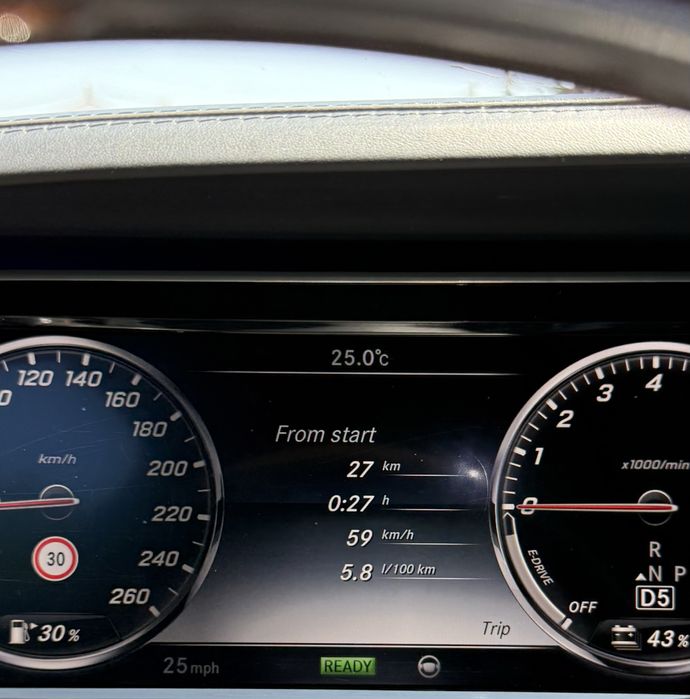 Mercede S 400 Hybrid , LONG 333 de cai