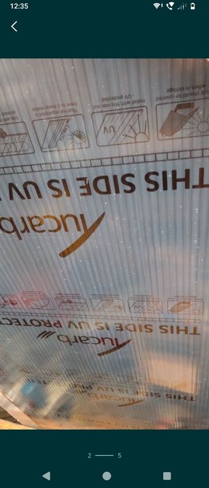 Placi policarbonat tuplex UV