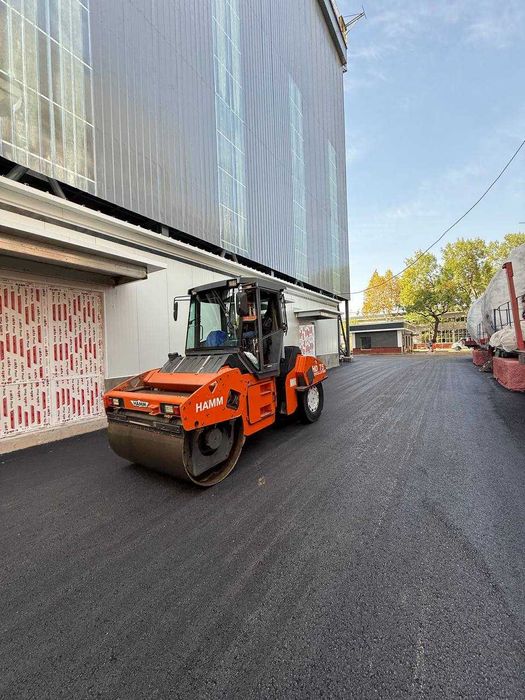 Асфальтирование территорий заводов, фабрик в Ташкенте.
