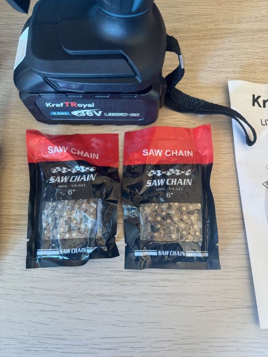 Mini drujba KraftRoyal 2 acumulatori 36V 8 Ah