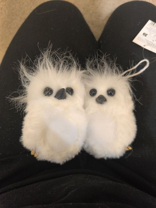 Decorațiuni/ornamente pentru brad/Crăciun (10 bufnițe)