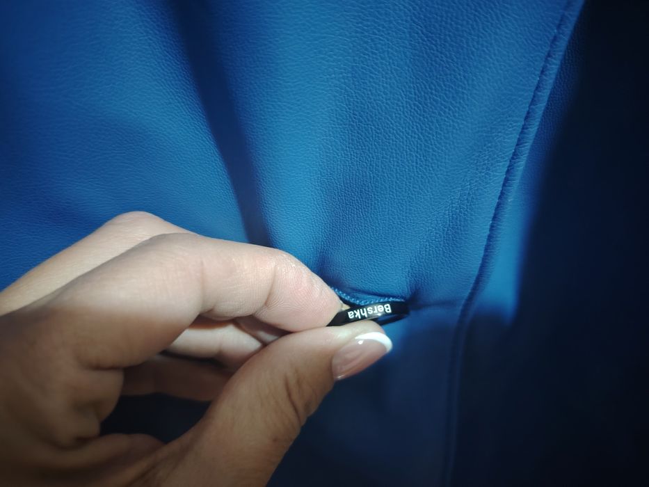 Дамско кожено манто Bershka