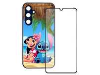 Husa protectie Samsung si iPhone, Stitch 2, folie sticla inclusa!