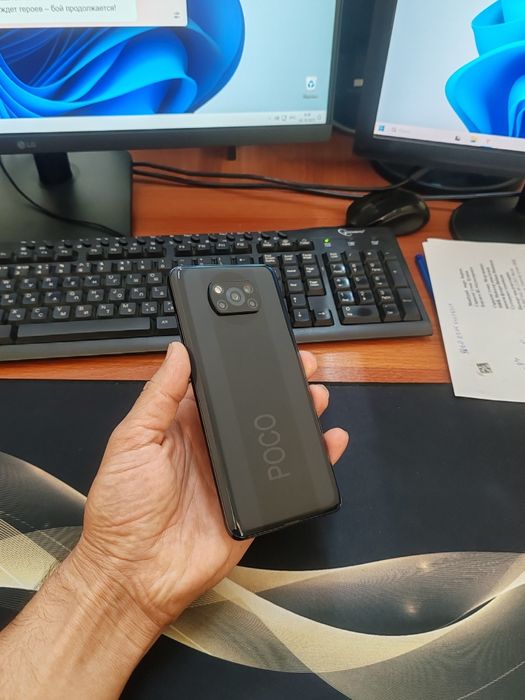 Poco X3Nfc 64gb(2022)ideal ochilmagan usta kurmagan aybi yuq