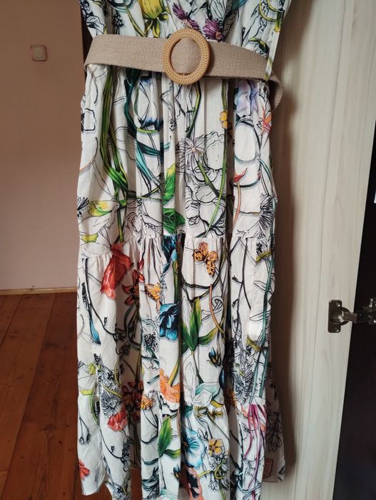 Дълга рокля с колан