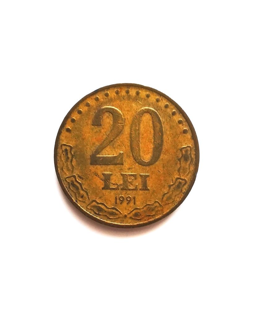 Moneda 20 lei Ștefan cel Mare 1991