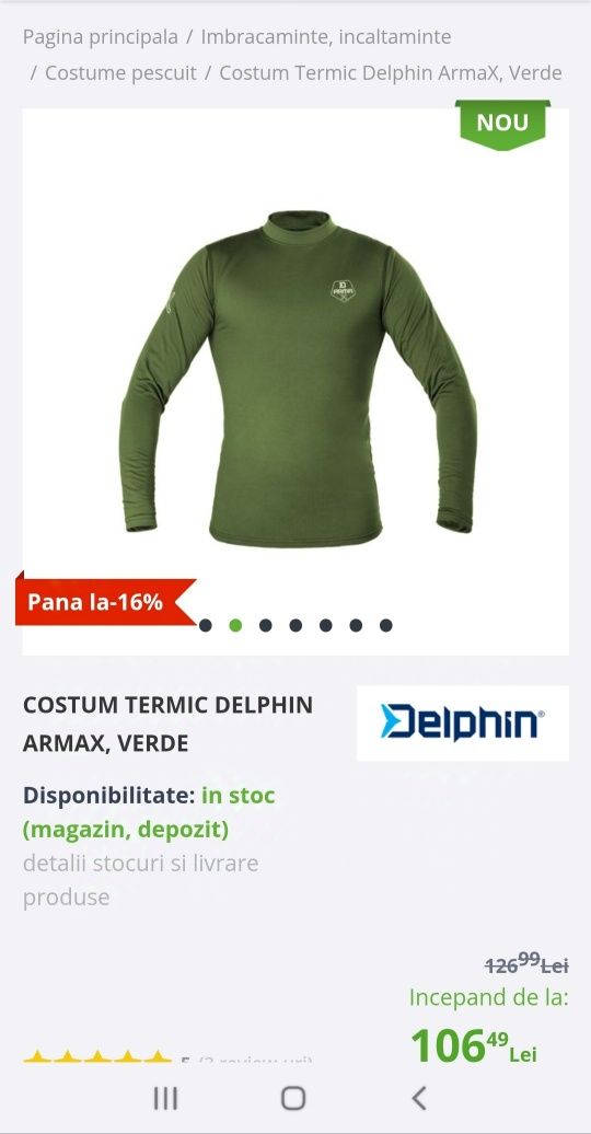 Costum termo Delphin