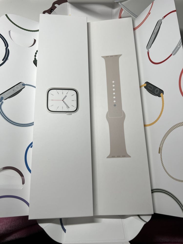 Apple Watch Series 7, GPS, Starlight, 45 mm