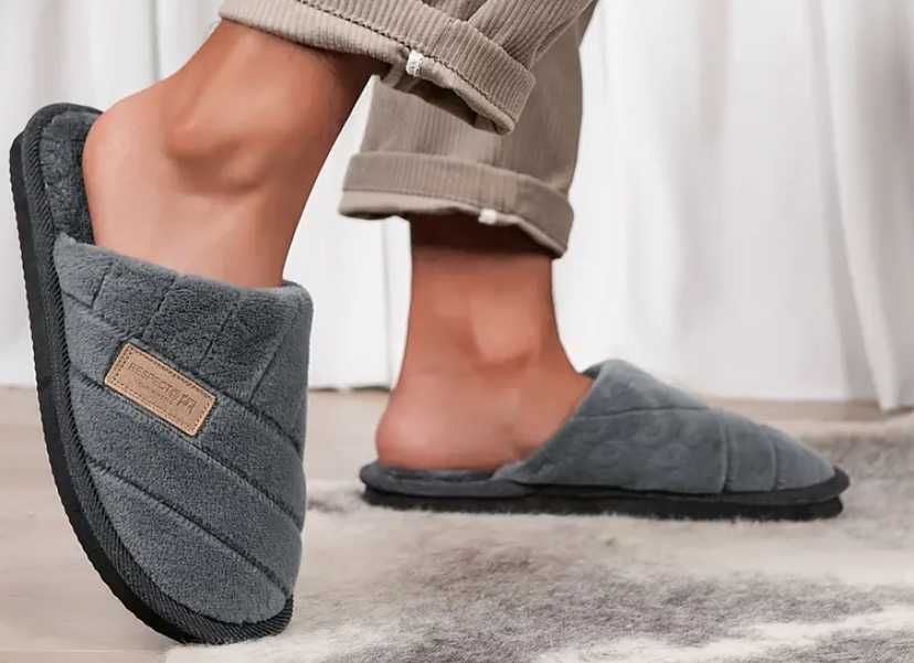 За Коледа - Чехли/обувки меки пухкави,топли противоплъзгаща подметка