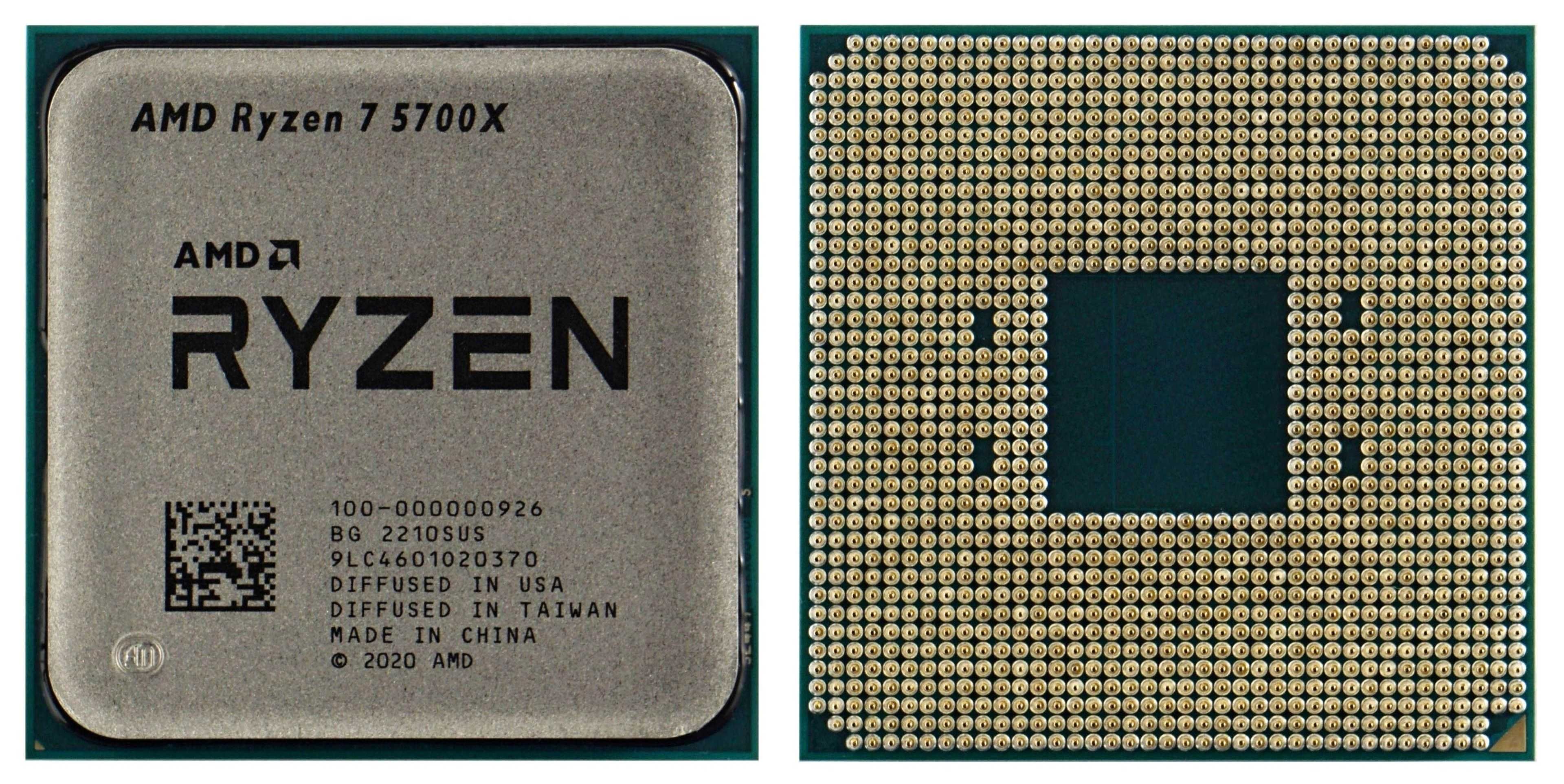 AMD Ryzen 7 5700X 32M /до 4,60GHz ядер: 8C/16Th, 65W, AM4