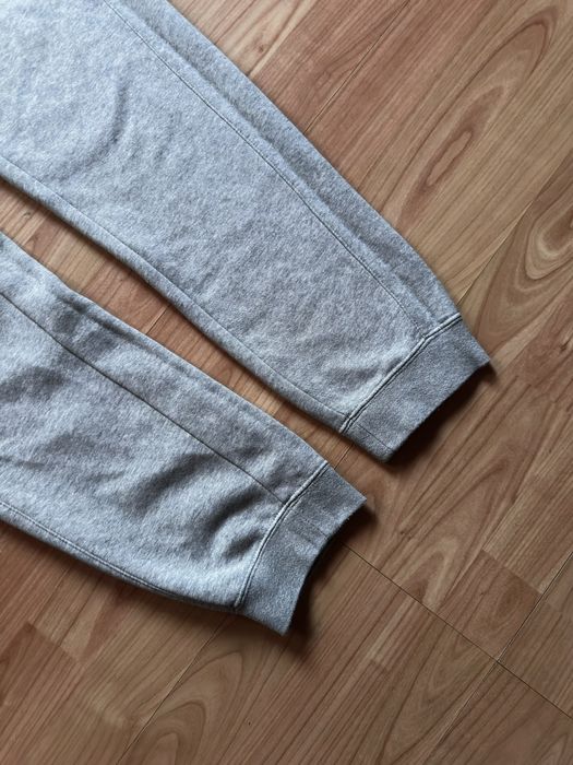 Pantaloni pants joggers sweats cuffed grey Nike cotton side logo print