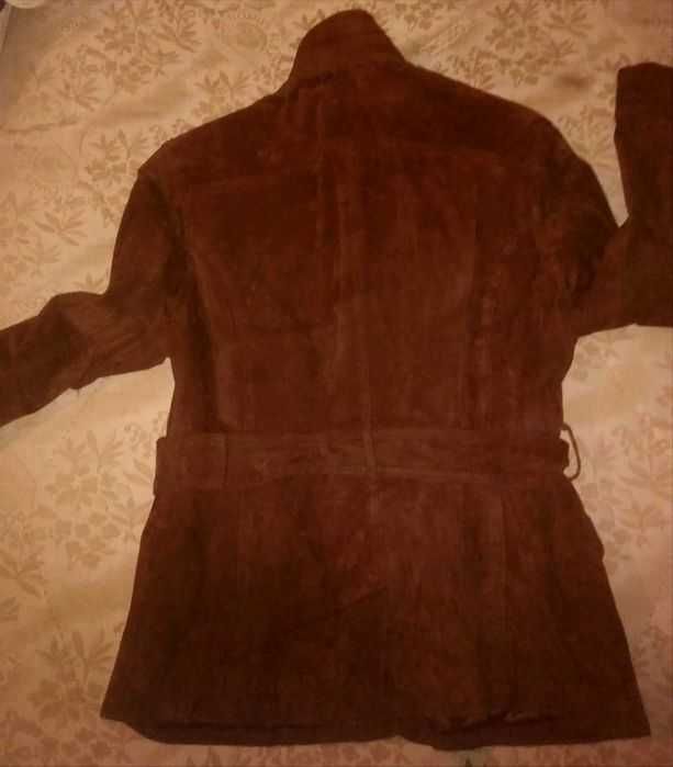 Cojoc / Geaca de piele naturala matlasata originala Woolrich