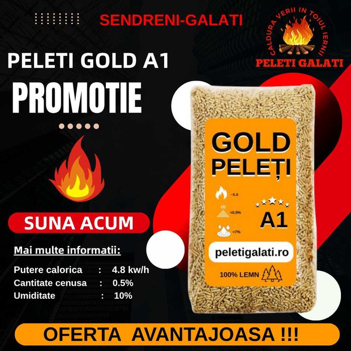 Peleti GOLD A1 Plus ***Galati***SENDRENI