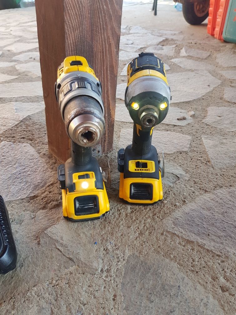 set filetante dewalt model brushless