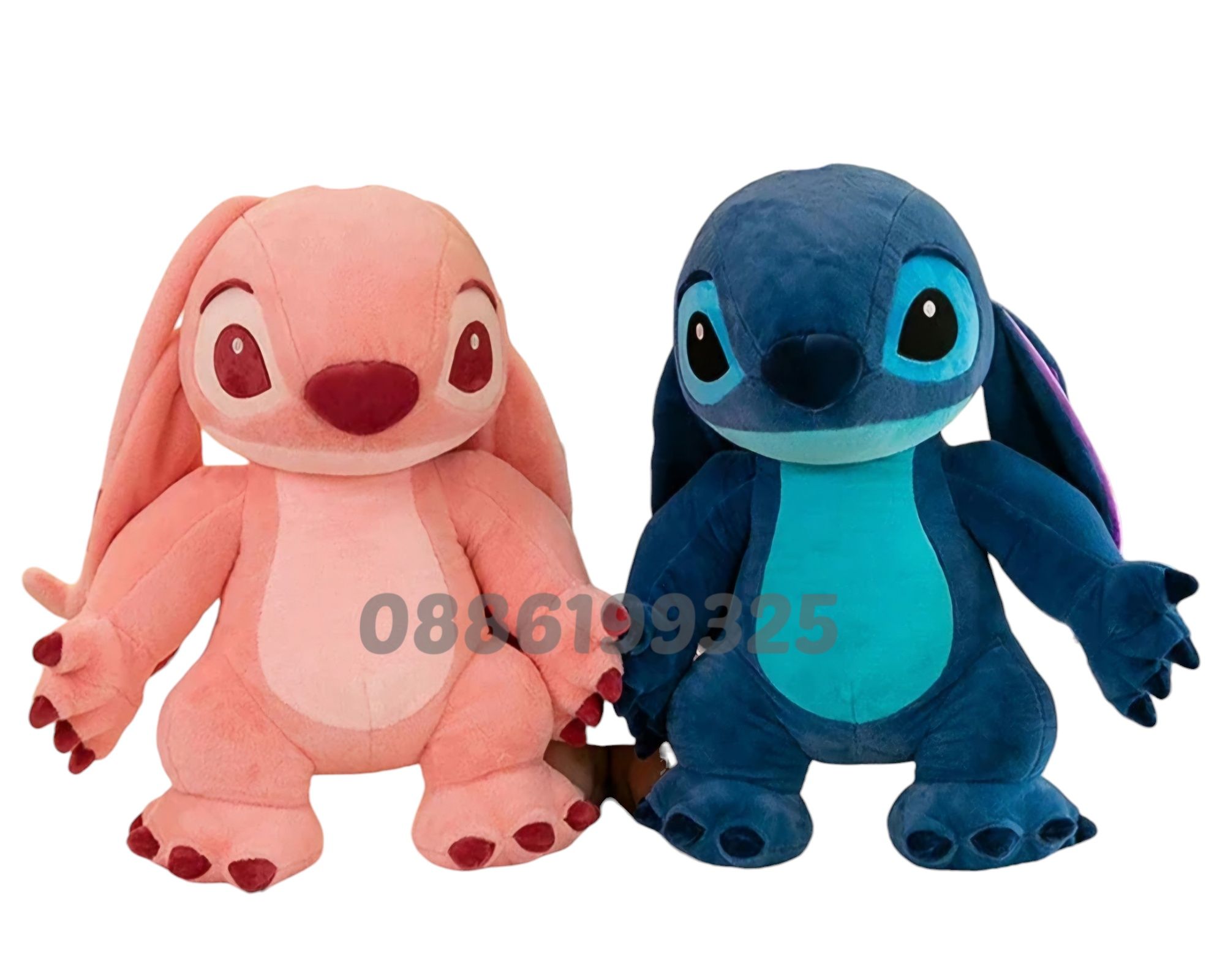 100см Голям Плюшен Стич, Lilo Stitch плюшени играчки, Мек и пухкав