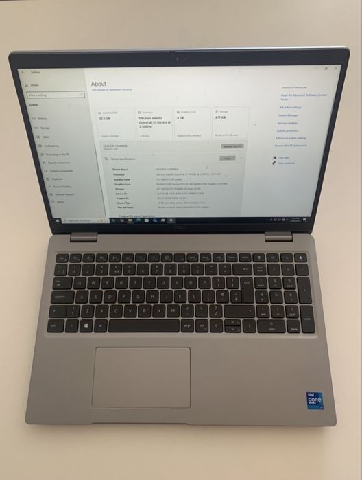 Dell Precision 3561 ca NOU 32ram 512ssd