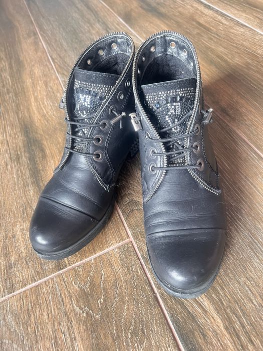 Естествена кожа боти-Massimo Zardi