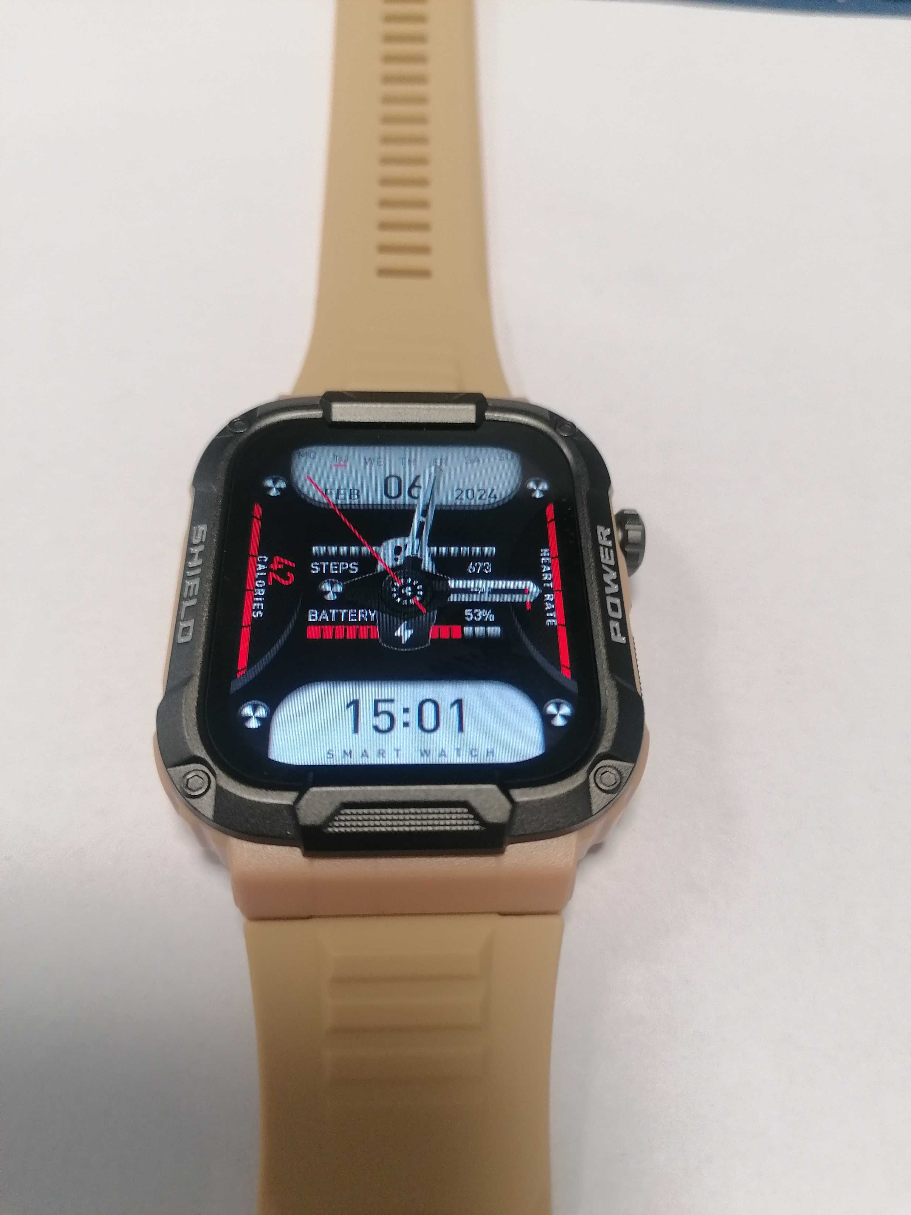 Smartwatch OLED 1.85" Android, IOS , SpO2, Puls, sleep monitor, Breath