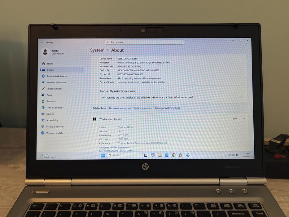 Laptop HP EliteBook 8470p