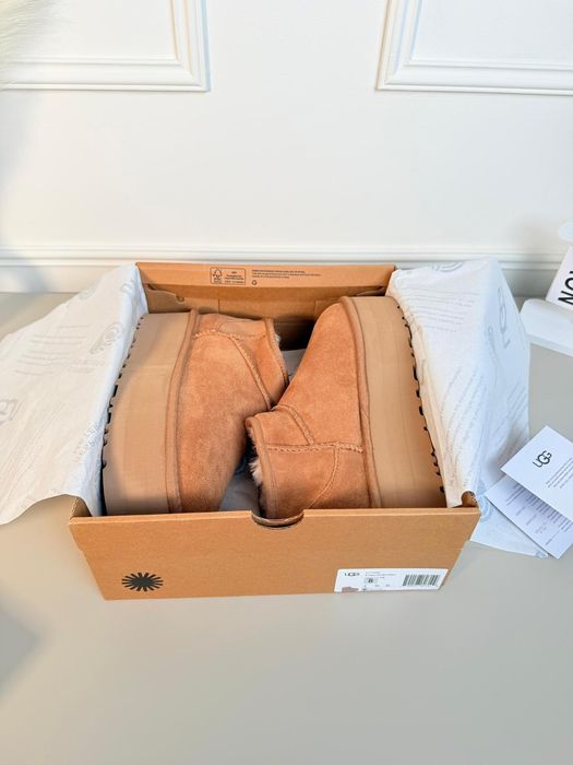 UGG Ultra Mini Platform Chestnut 39