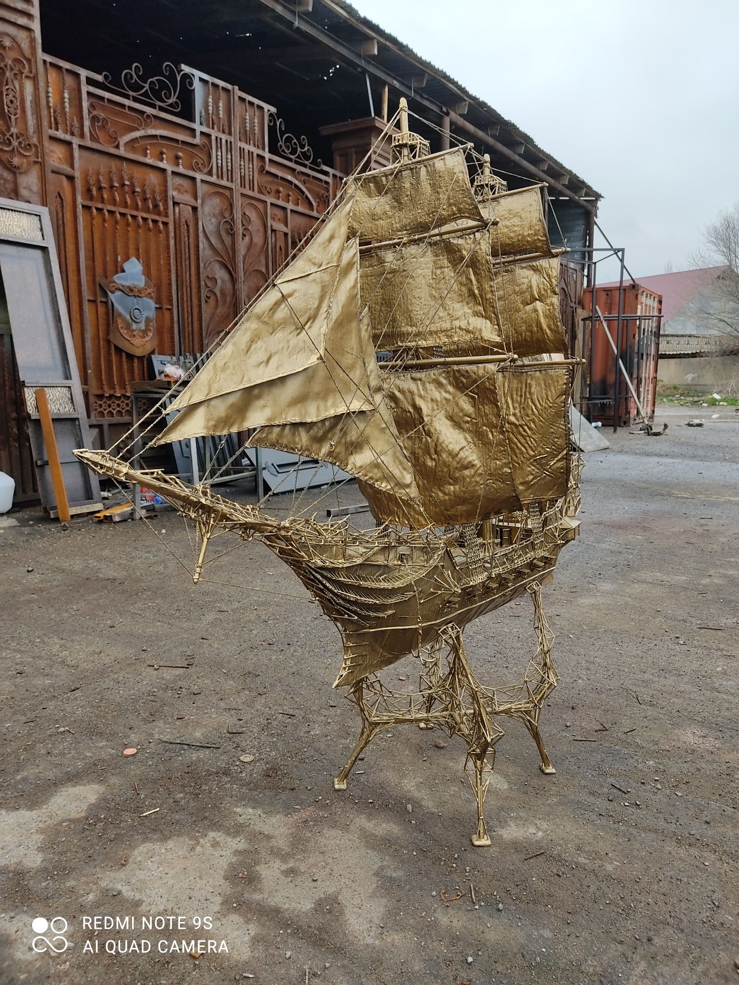 Корабль. Ручная работа