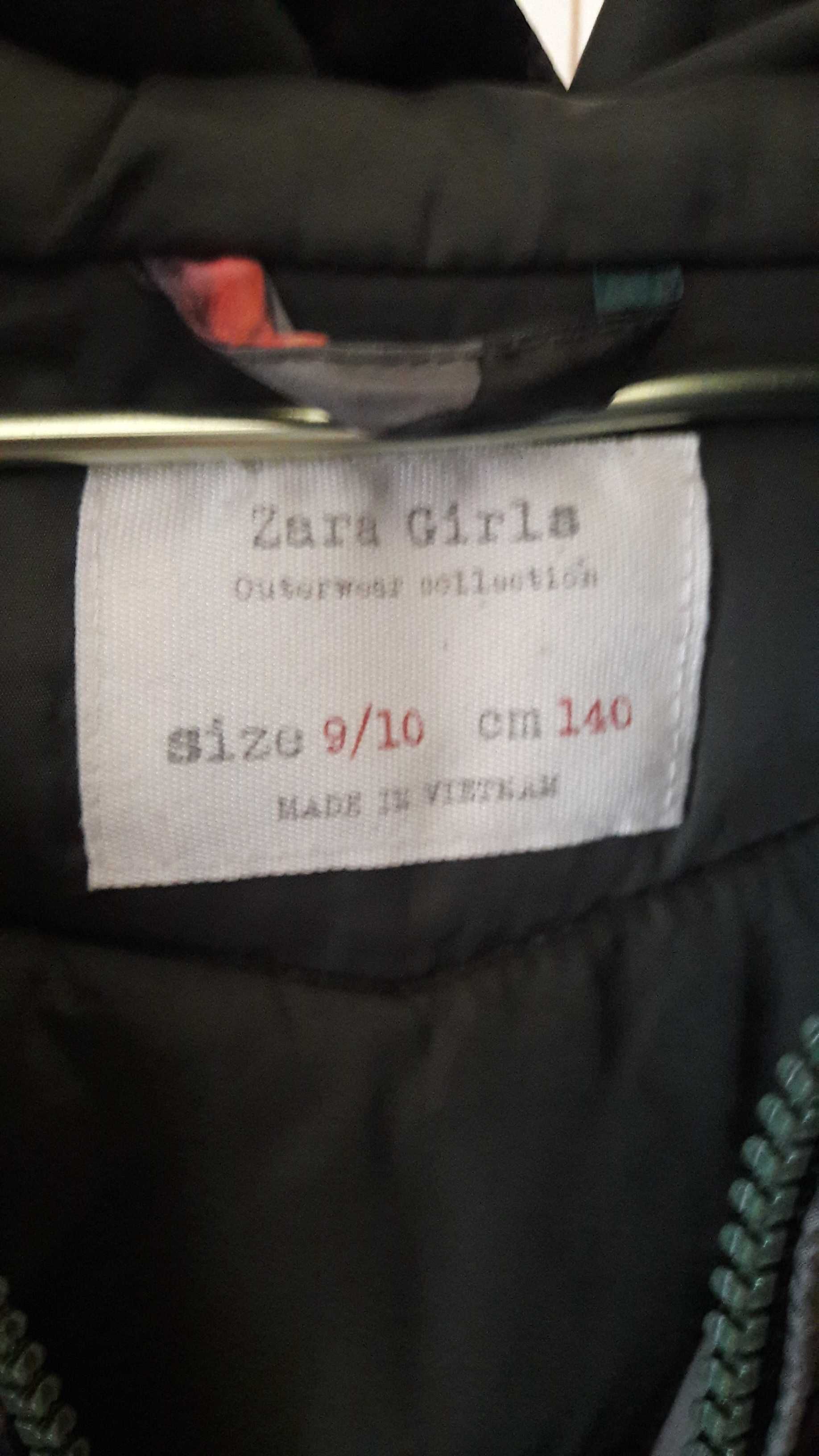 Geaca 8 9 10 ani ZARA 140 jacheta fete fetite copii puf matlasata vara