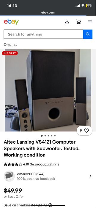 Boxe subwoofer altec lansing