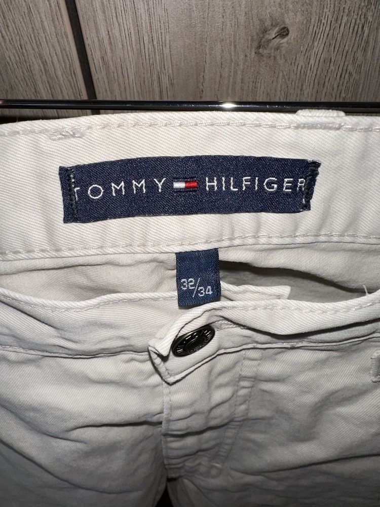 Pantaloni blugi Tommy Hilfiger, crem