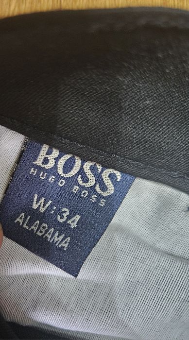 Blugi negrii "HUGO BOSS" barbati