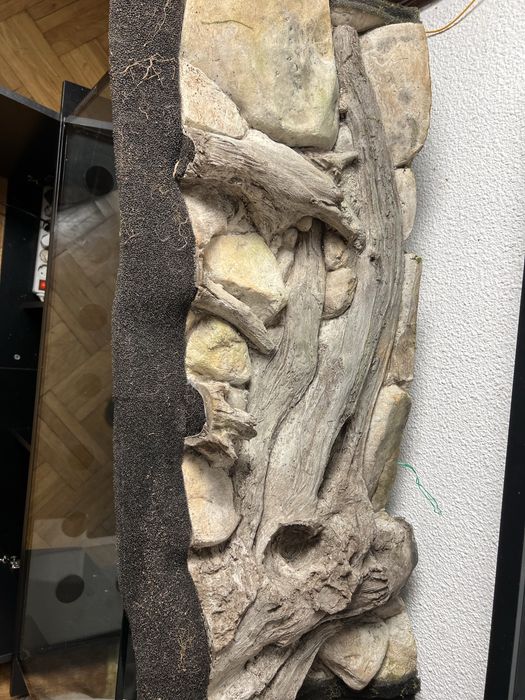 Acvariu 200l 100x40x50 cu stand si substrat jbl si decor 3d