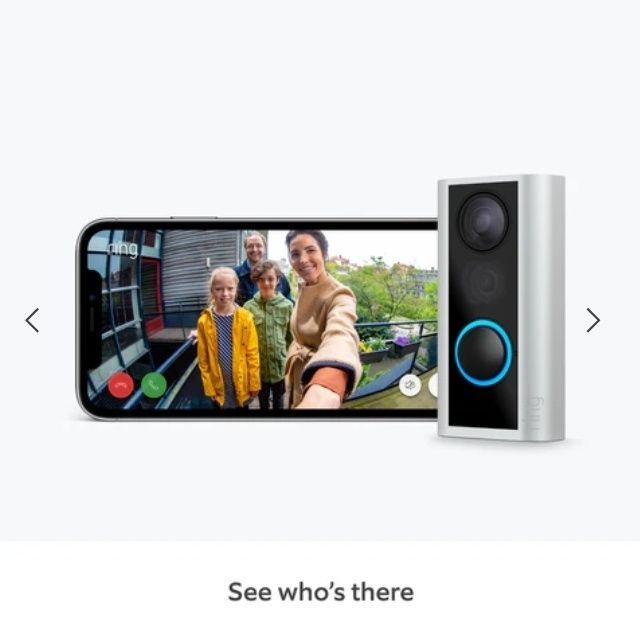 Ring Doorview Cam | Sonerie cu camera video in vizor | Interfon