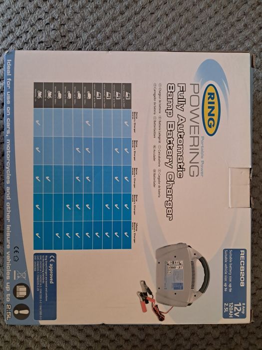 Redresor auto NOU, Garantie 2 ani, RING RECB208, 120 Ah 6/12 V