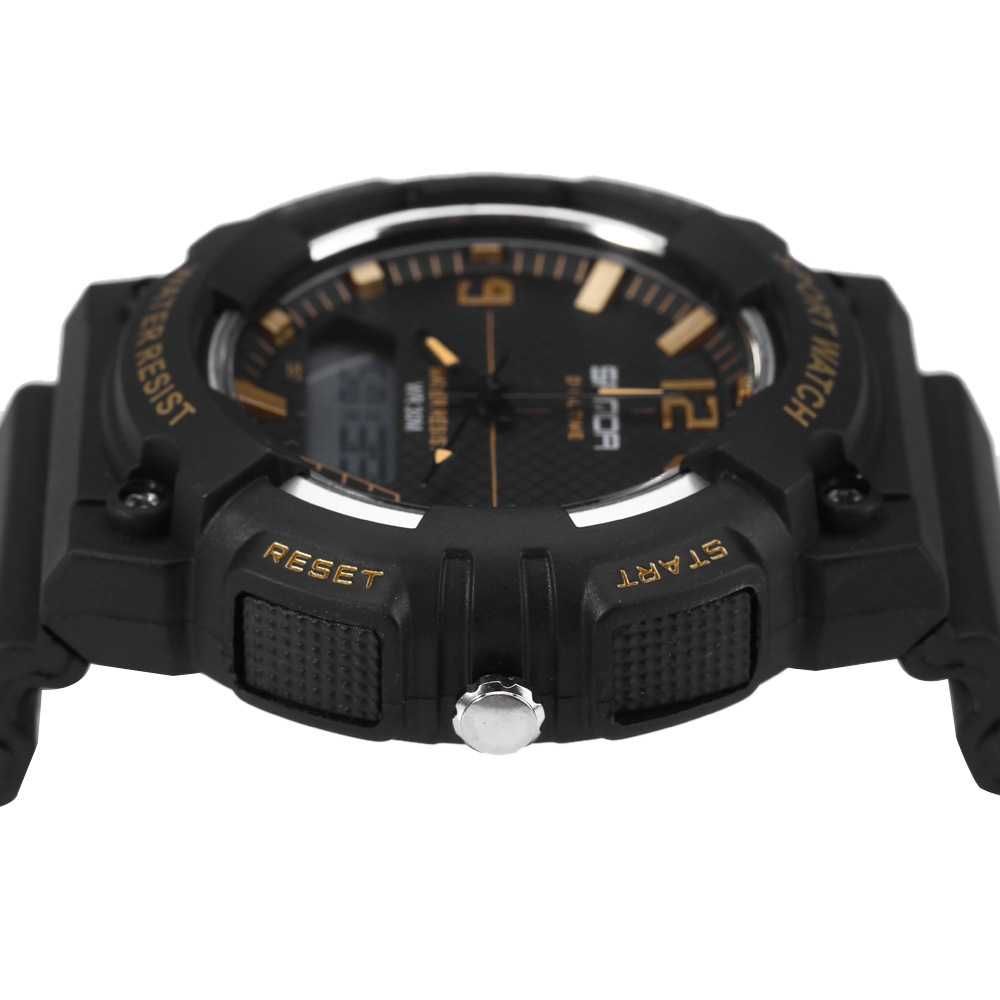 Ceas Sport- SAMOA 734 Multifunctional Dual Movt Men LED Sports Watch