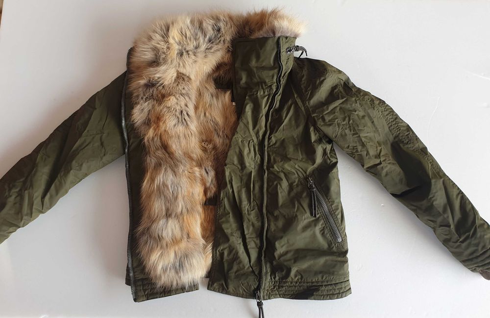 Jet Set ново ски яке с естествен косъм 1 S Prada Gore-Tex M S