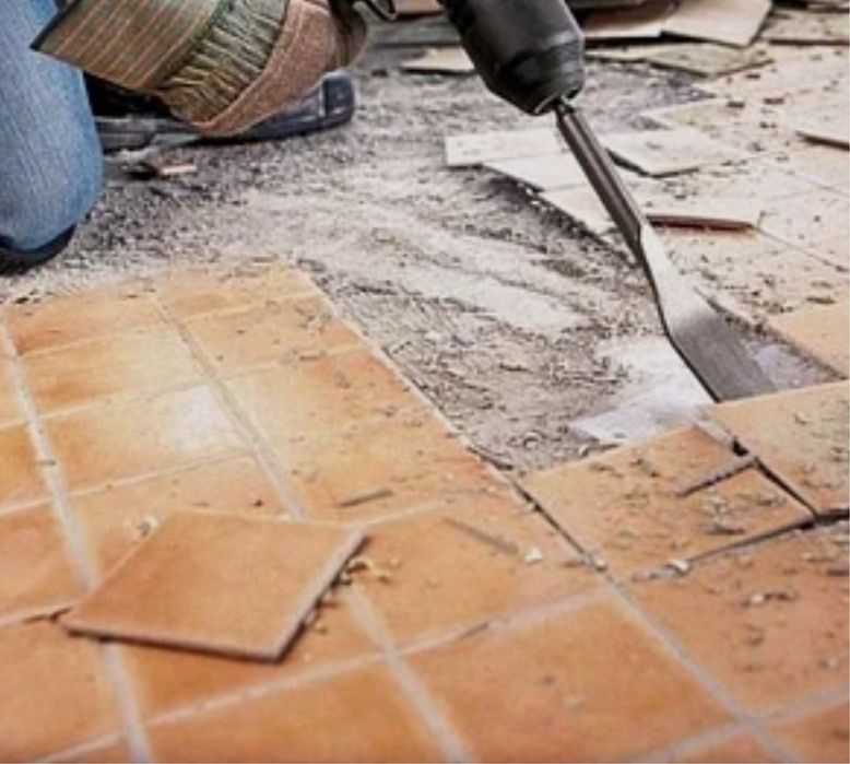 Демонтаж стен,перегородок,снос тетонных,кирпичных конструкцийи и кафел