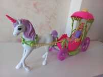 Barbie Dreamtopia - Барби кукла и каляската от Сладкото царство