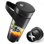 Mini Blender Electric Portabil, 150 W, 4000 mAh, 460 ml, Nou