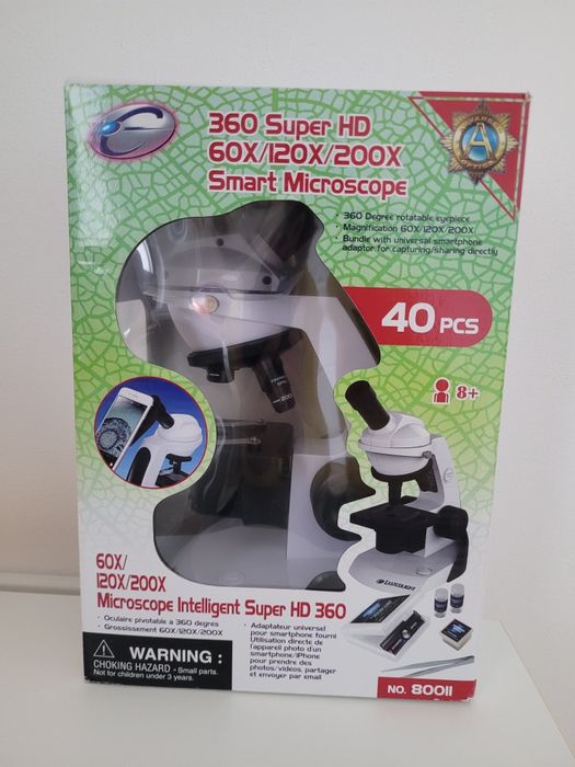 NOU Set cu microscop inteligent Eastcolight 360 Super HD 60X/120X/200X