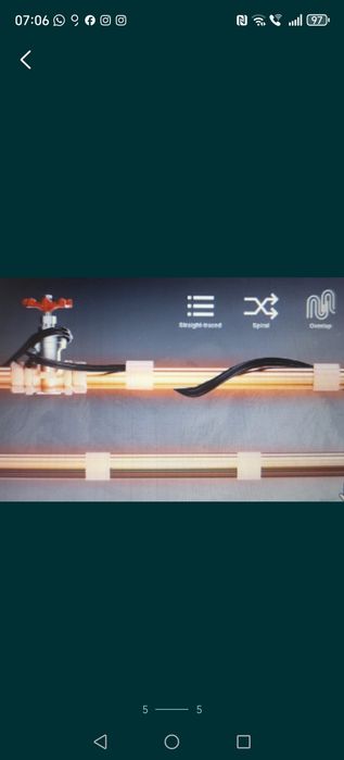 Cablu degivrare conducte cu stecher + cablu alimentare si termostat