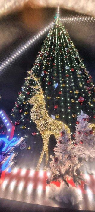 Новогоднее оформление/Yangi yilbezaklari/декорация/ёлки/archalar/олени