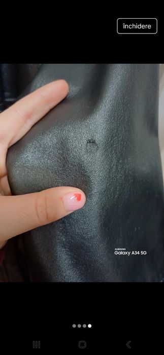 Geaca piele naturala